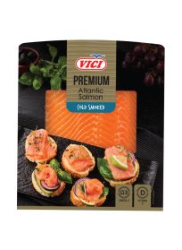 Vici Cold smoked Atlantic Salmon Fillet Sliced 100gr