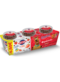 Κρι Κρι Scooby-Do Επιδόρπιο Γιαουρτιού Με Φράουλα Και Σοκομπιλακια 3X150gr