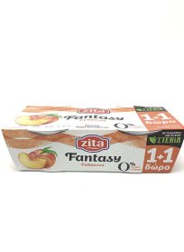 Zita Ροδάκινο Γιαουρτάκια 2X160gr