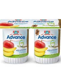 Δέλτα Advance Παιδικό Γιαουρτάκι Με Μήλο and Μπανάνα 2X150gr