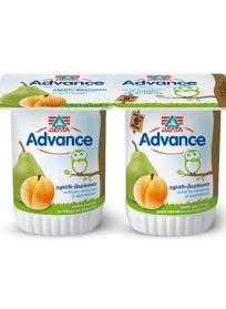 Δέλτα Advance Παιδικό Γιαουρτάκι Με Αχλάδι and Βερίκοκο 2X150gr