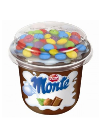 Zott Monte Milk Dessert With Chocolate, Hazelnuts and Cocoa Dragees 70gr