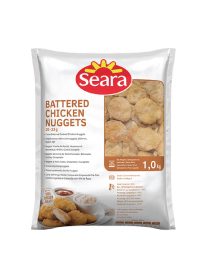 Seara Chicken Nuggets Battered Cooked (NGB-13) (10x1Kg in box) (Each)
