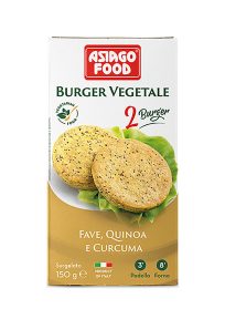 Asiago Veggie Burger Beans and Quinoa 150gr