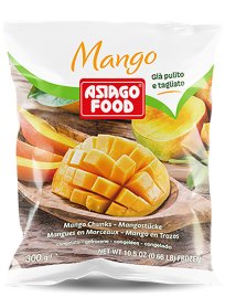Asiago Frozen Mango Cubes 300gr