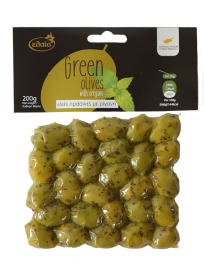 Green Olives With Oregano 200gr