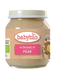 Babybio Βιολογικός Πουρές Αχλαδιού 130gr