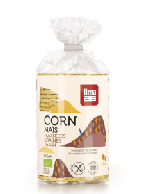 Lima Βιο Γκοφρέτα Με Καλαμπόκι Και Λιναρόσπορο 130gr
