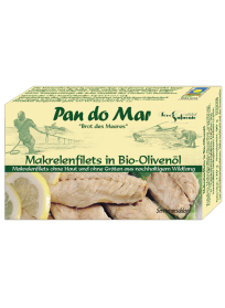 Pandomar Mackerel Filets In Bio Olive Oil 125gr