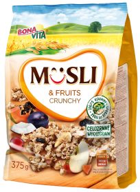 Bona Vita Τραγανά Μουσλι Με Φρούτα 375G