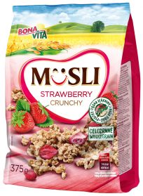 Bona Vita Τραγανά Μουσλι Με Φράουλα 375gr