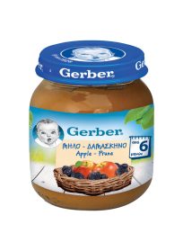 Nestle Gerber Apple/Prunes 6+ Months 125gr