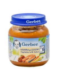 Nestle Gerber Baby Food Vegetable Salmon 125gr
