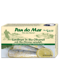Pandomar Sardines Olive Oil With Lemon 125gr