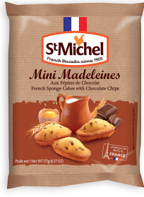 St.Michel Chocolate Chip Mini Madeleines 175gr