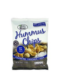 Eat Real Τσιπς Με Χούμους Και Θαλασσινό Αλάτι 45gr