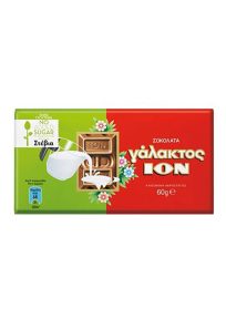 ION Σοκολάτα Γάλακτος Με Στεβια 60gr
