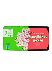 ION Σοκολάτα Γάλακτος Στεβια Αμύγδαλο 60gr