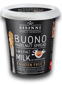 Sisinni Κρέμα Buono Με Φουντούκια Και Γάλα 400gr