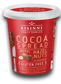 Sisinni Κρέμα Κακάο Με Φουντούκια 400gr