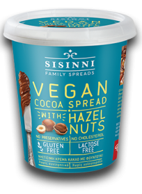 Sisinni Νηστίσιμη Κρέμα Κακάο Με Φουντούκια 400gr