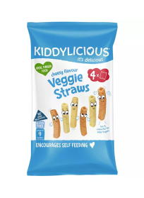 Kiddylicious Cheesy Straws Multi 4X12gr (48gr)