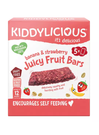 Kiddylicious Crispy Tiddlers Banana Multi 4X12gr (48gr)