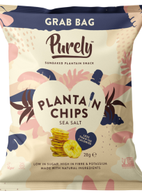 Purely Plantain Chips Sea Salt 28gr