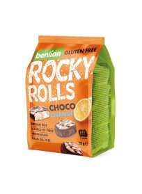 Benlian Rocky Rolls Choco Orange Rice Cakes 70gr