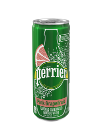 Perrier Pink Grapefruit Can 25cl and Pack Of 10