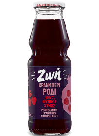 Ζωή Χυμός Ρόδι Cranberry 330ml
