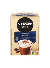 Nescafe Στιγμιαίο Ρόφημα Καφέ Gold Cappuccino Decaf (10x12.5g)
