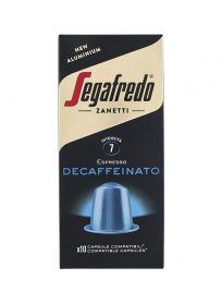 Segafredo Espresso Decaff 10X Coffee Capsules 51gr