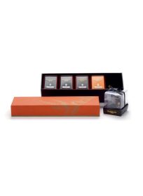 Dammann Gift Set - Conffret Horizons - Carton Orange 4 Btes 30gr